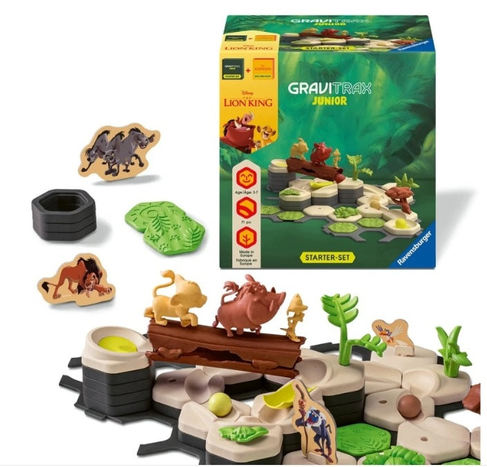 GraviTrax Junior Król Lew — szczegóły elementów
