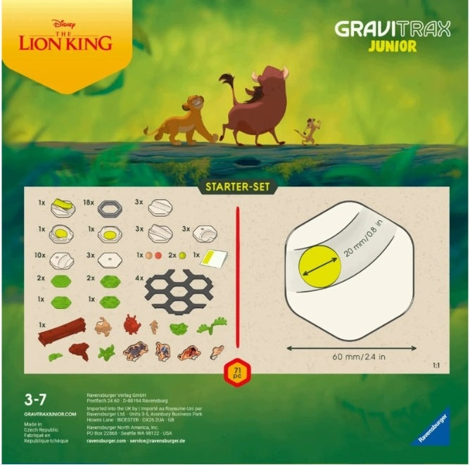 GraviTrax Junior Król Lew dla dzieci od 3 lat